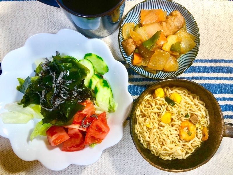 昼食を撮った写真