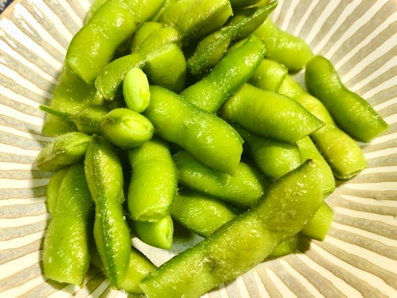 枝豆を撮った写真