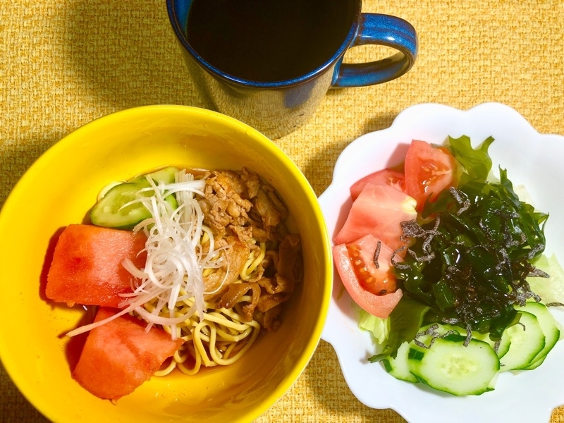 昼食を撮った写真