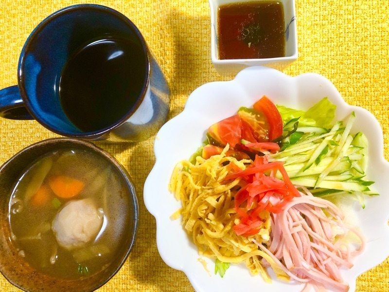 昼食を撮った写真
