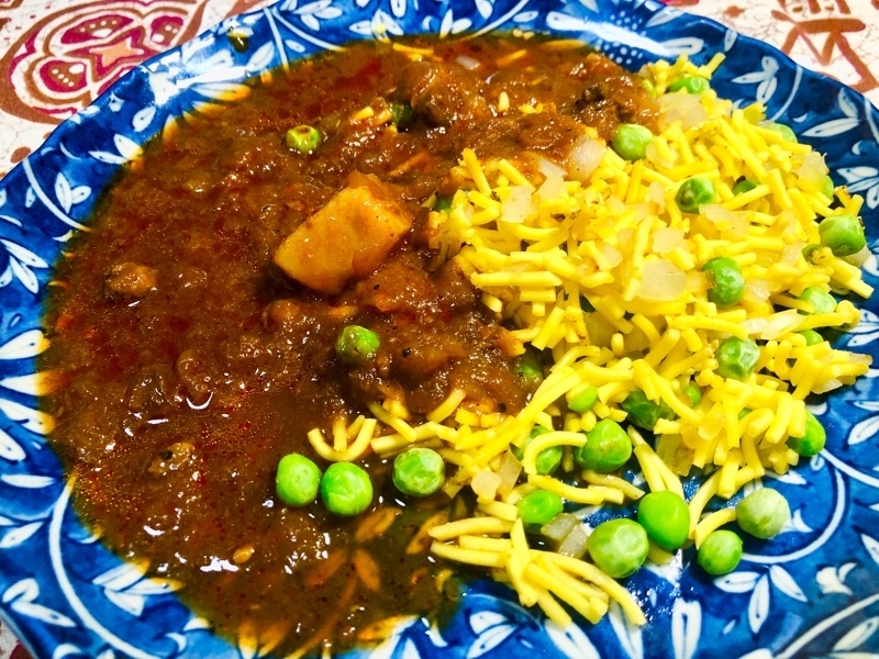 低糖質麺のカレーライス風を撮った写真