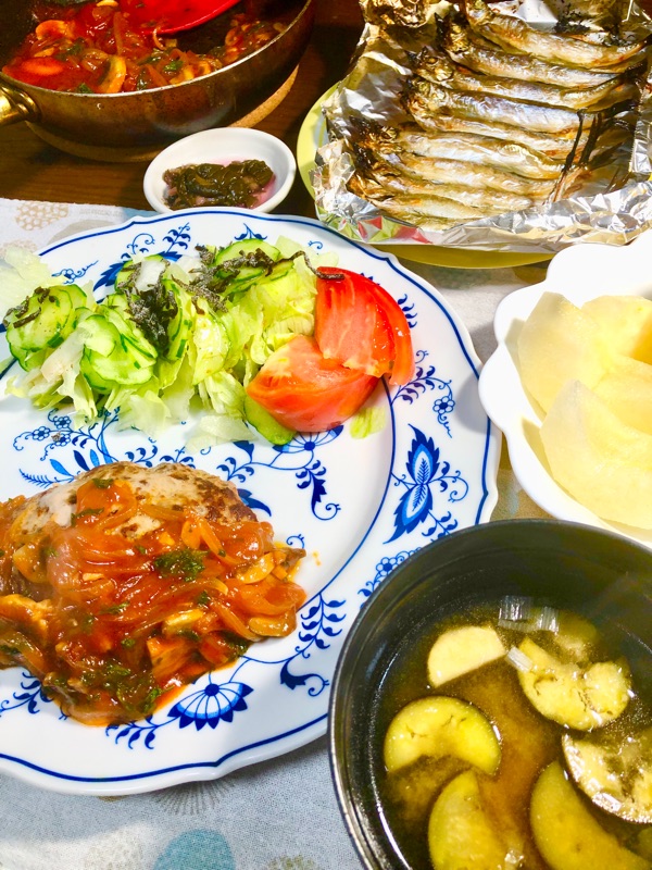 本日の夕食を撮った写真