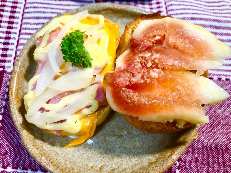 ブランパンのイチジクトーストを撮った写真