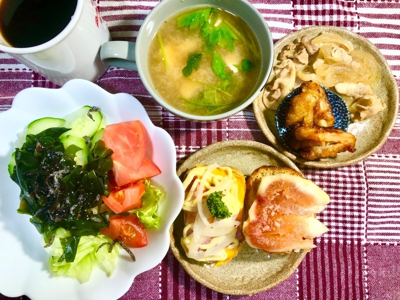 昼食を撮った写真