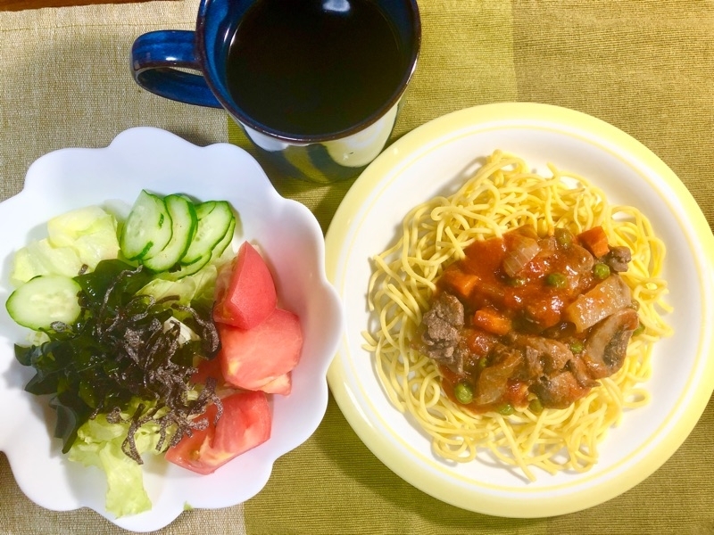 昼食を撮った写真