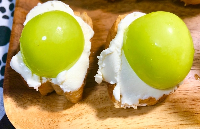 ブランパンのカナッペを撮った写真