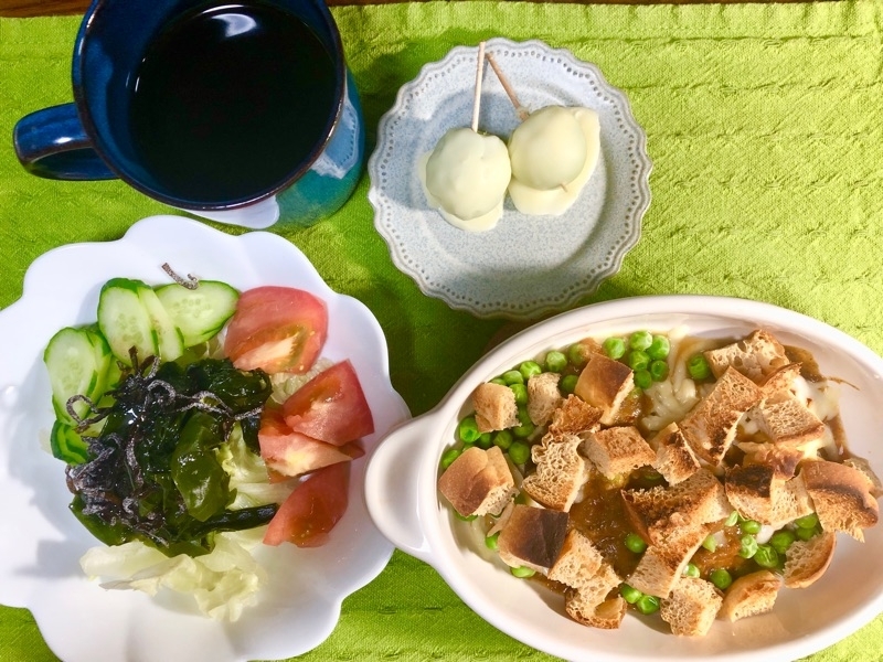 昼食を撮った写真