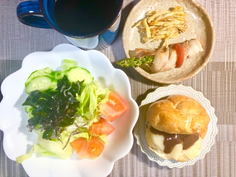 昼食を撮った写真