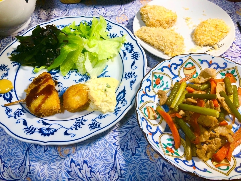 本日の夕食を撮った写真