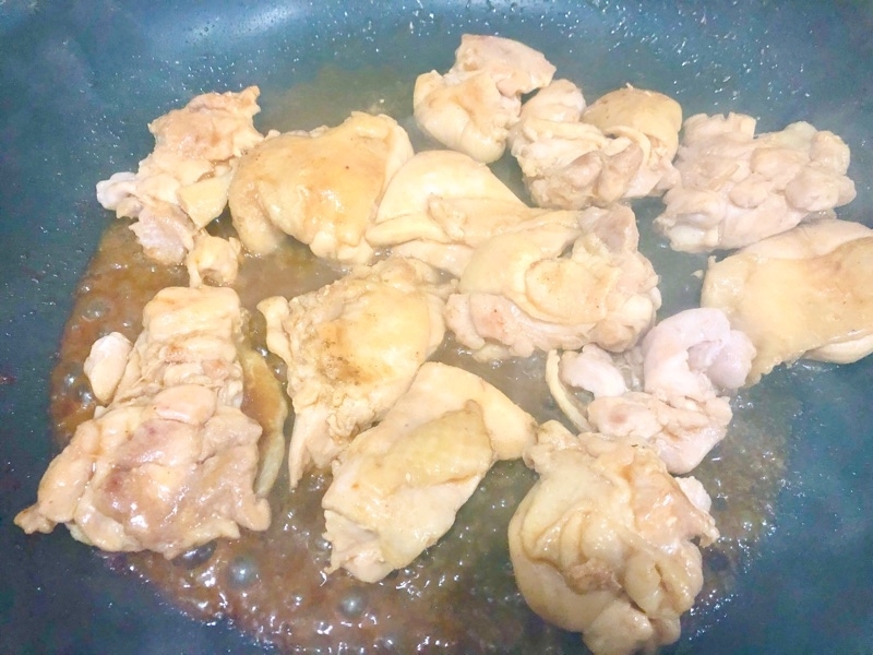 チキンの照り焼きを撮った写真
