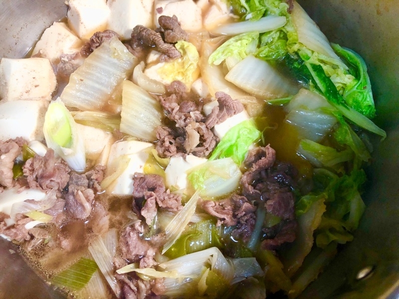 肉豆腐を撮った写真