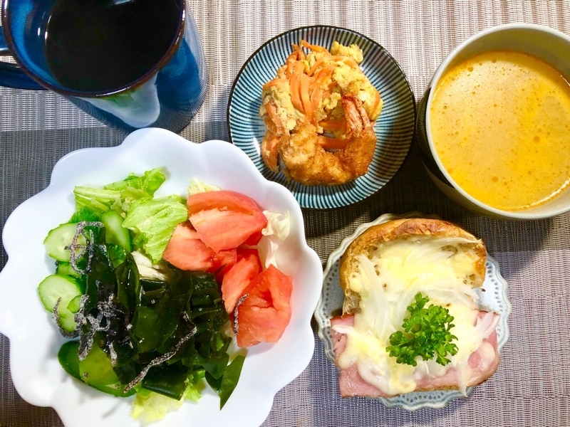 昼食を撮った写真