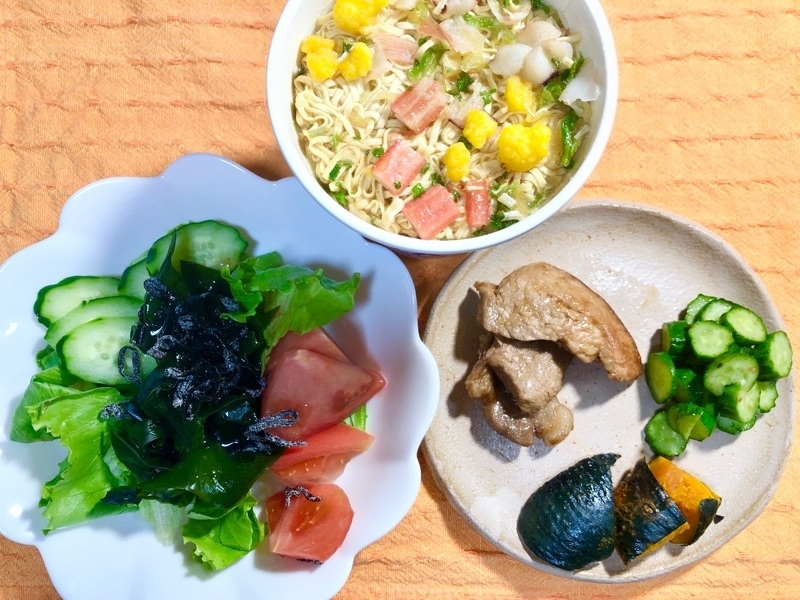 昼食を撮った写真
