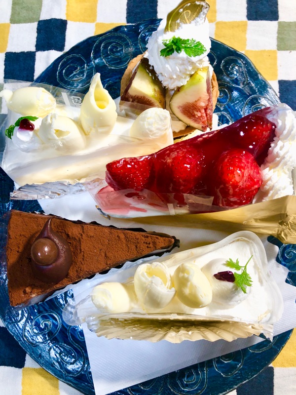 ケーキを撮った写真