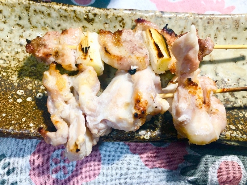 豚バラ串とヤゲン軟骨串を撮った写真