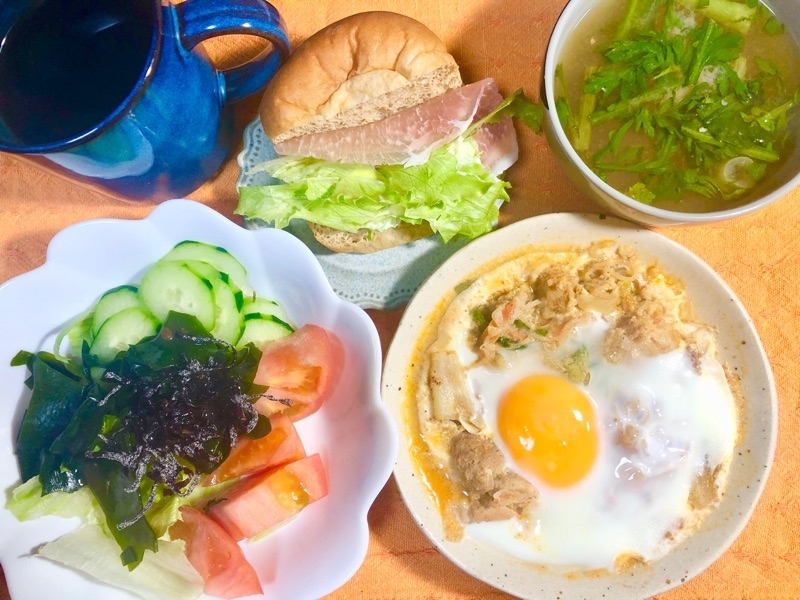昼食を撮った写真