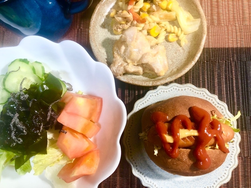 昼食を撮った写真