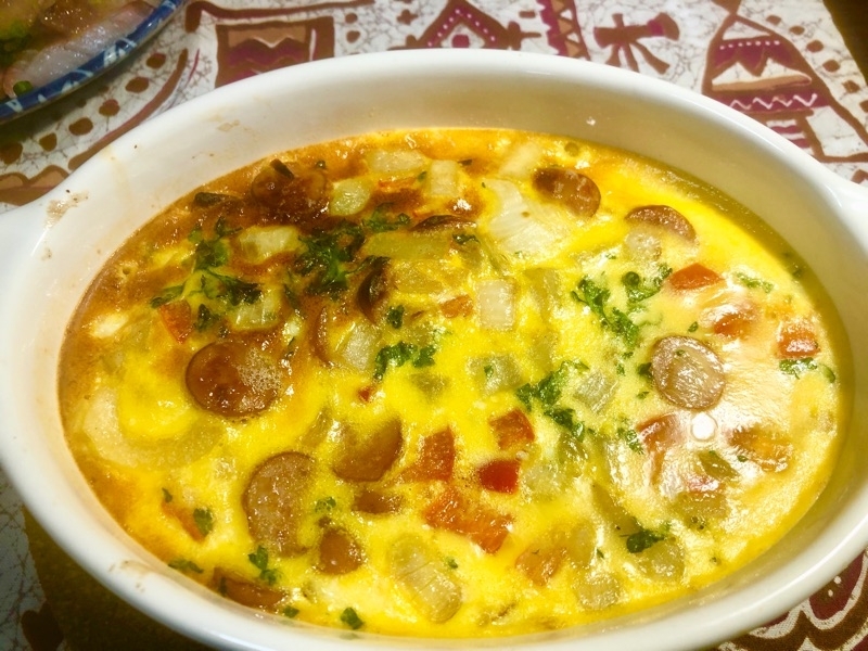 スパニッシュオムレツを撮った写真