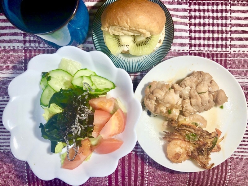 昼食を撮った写真