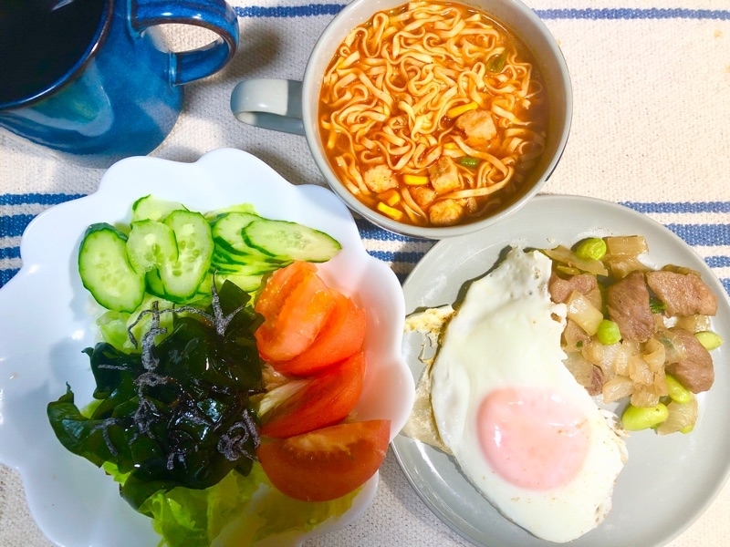 昼食を撮った写真