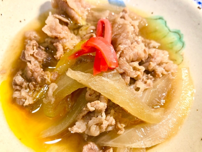 米なし牛丼を撮った写真