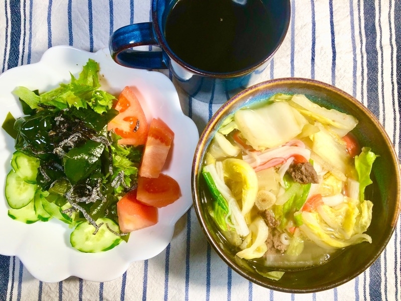 昼食を撮った写真