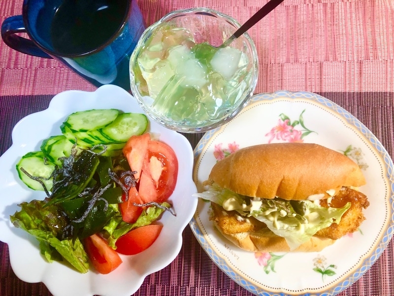 昼食を撮った写真
