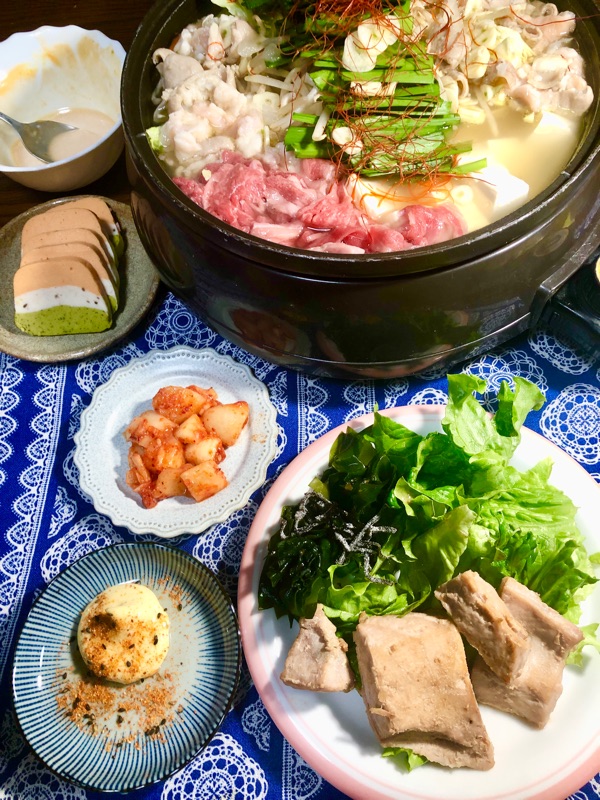本日の夕食を撮った写真