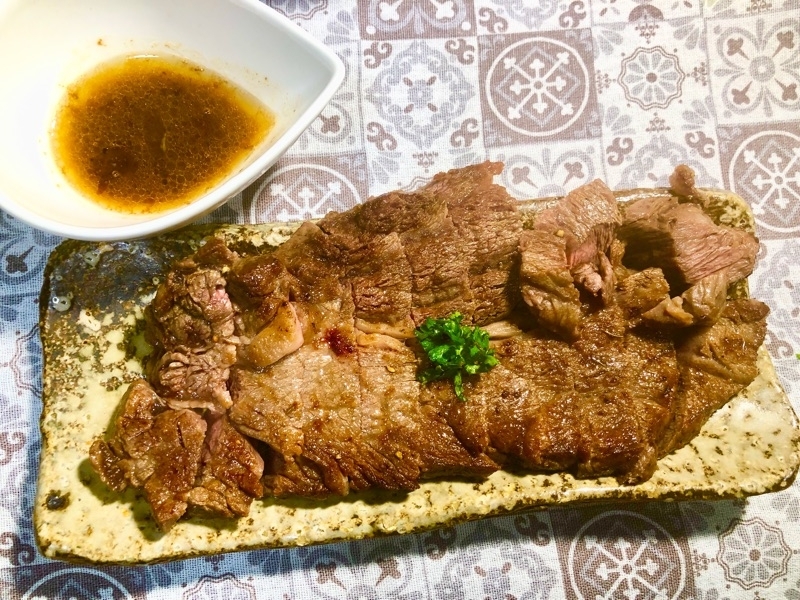 牛ステーキを撮った写真