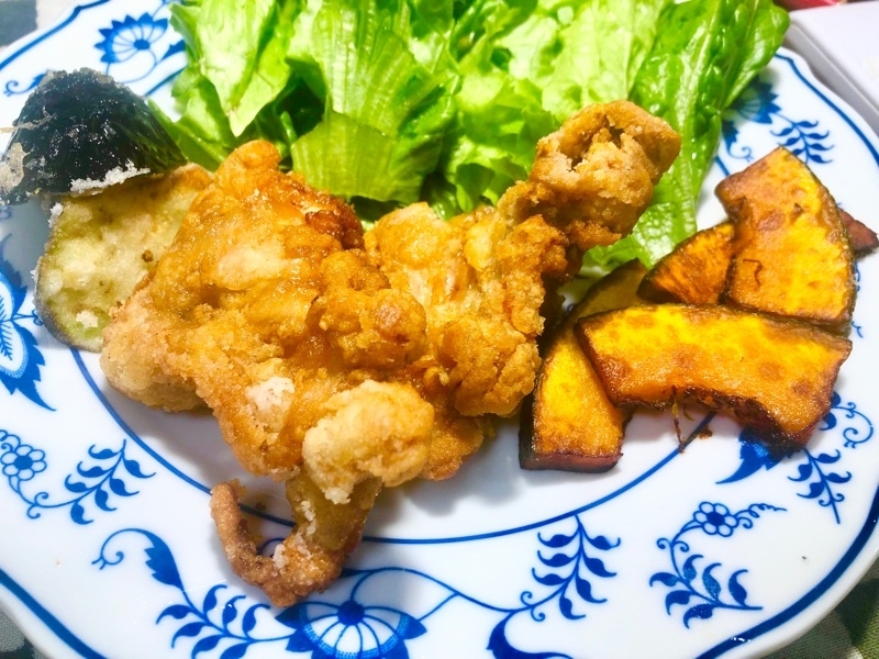 揚げ物3種を撮った写真