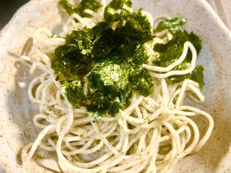 低糖質そばを撮った写真