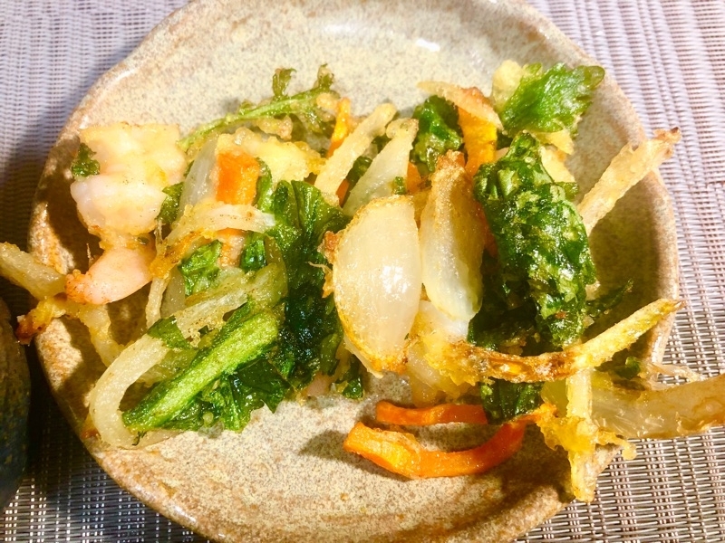 かき揚げを撮った写真