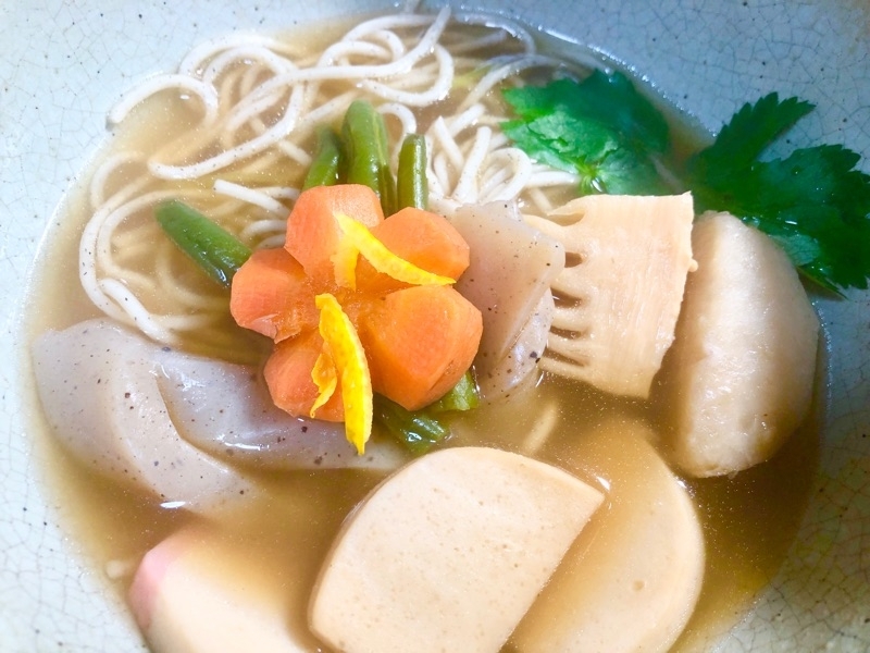 低糖質煮ものそばを撮った写真