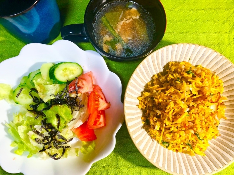 昼食を撮った写真