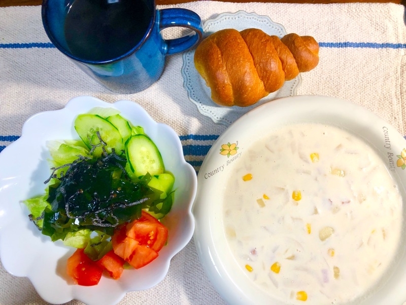 昼食を撮った写真