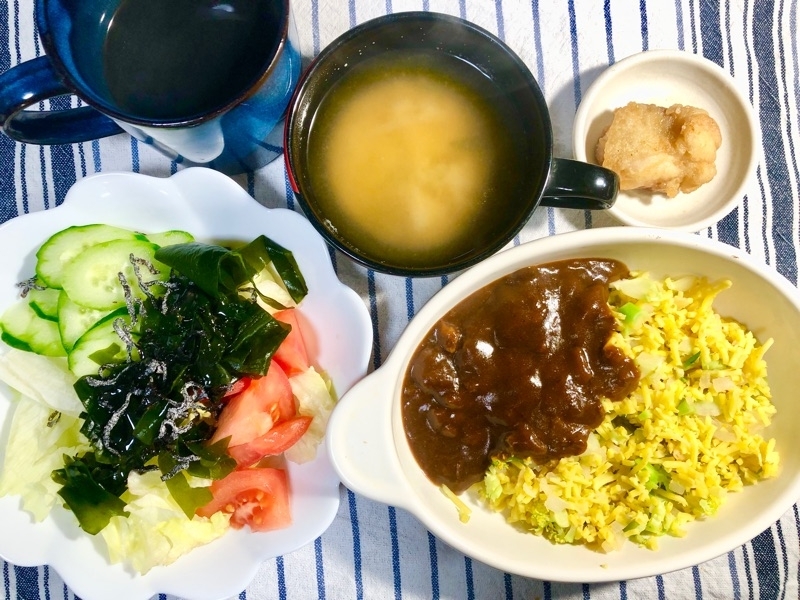 昼食を撮った写真