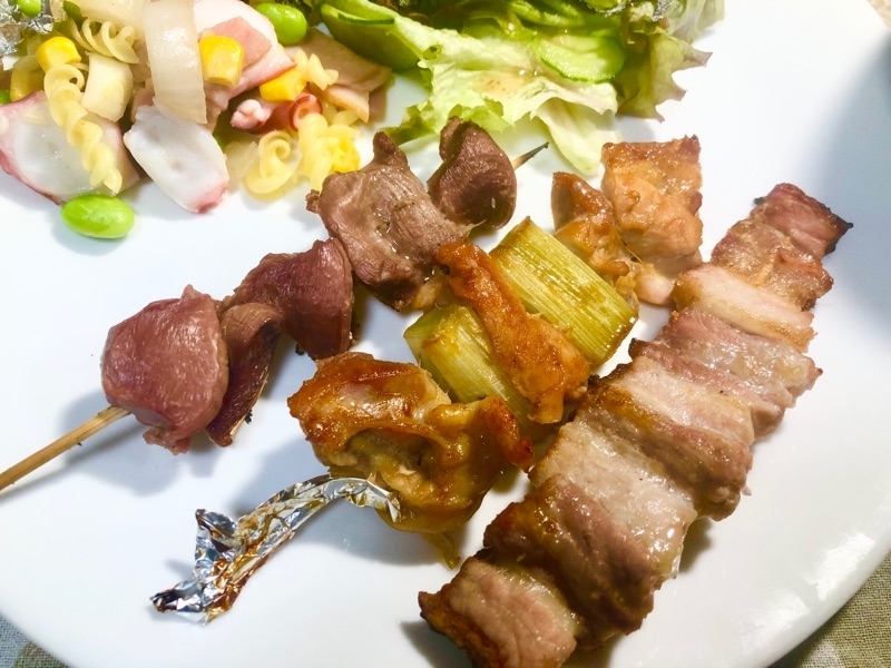 低糖質のおうち焼き鳥を撮った写真