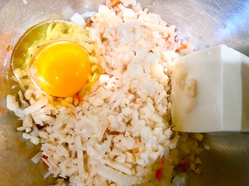 卵と豆腐を入れて撮った写真