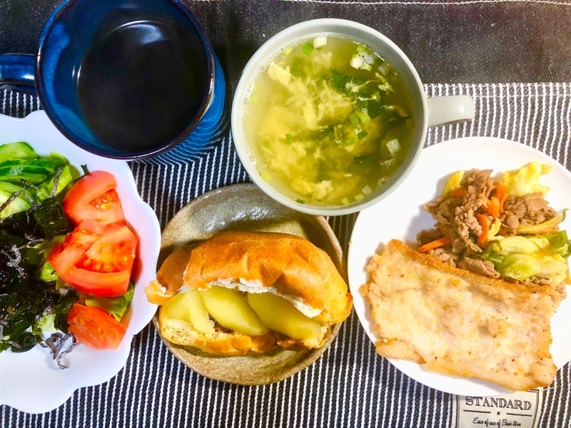 昼食を撮った写真