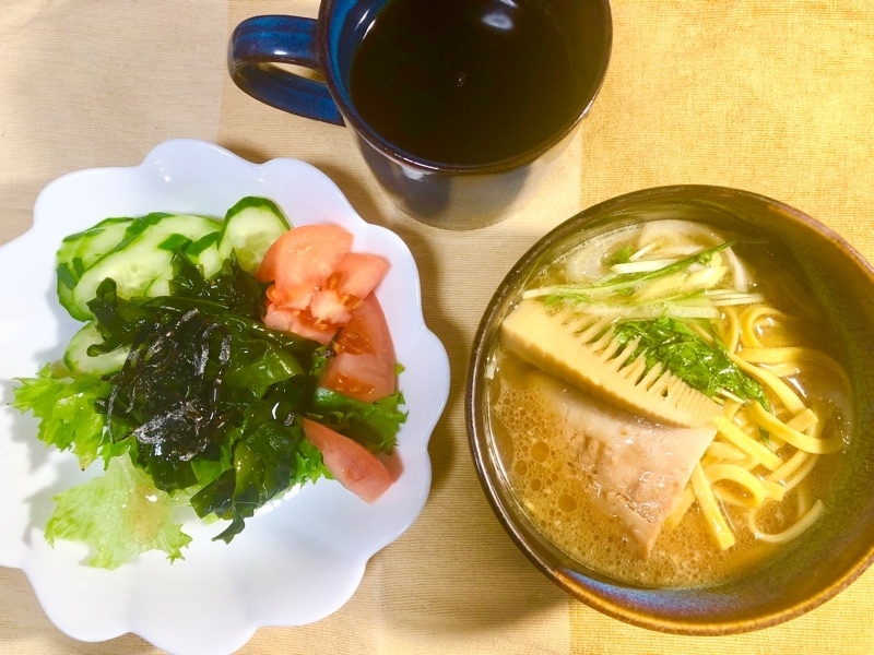 昼食を撮った写真