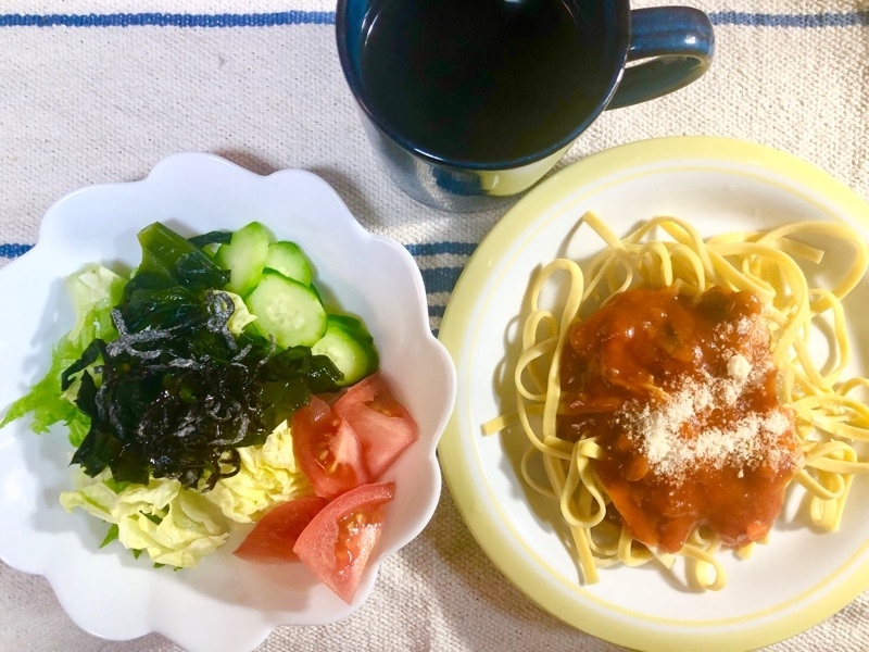 昼食を撮った写真