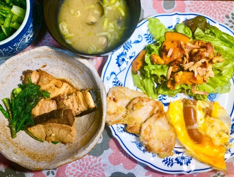 本日の夕食を撮った写真