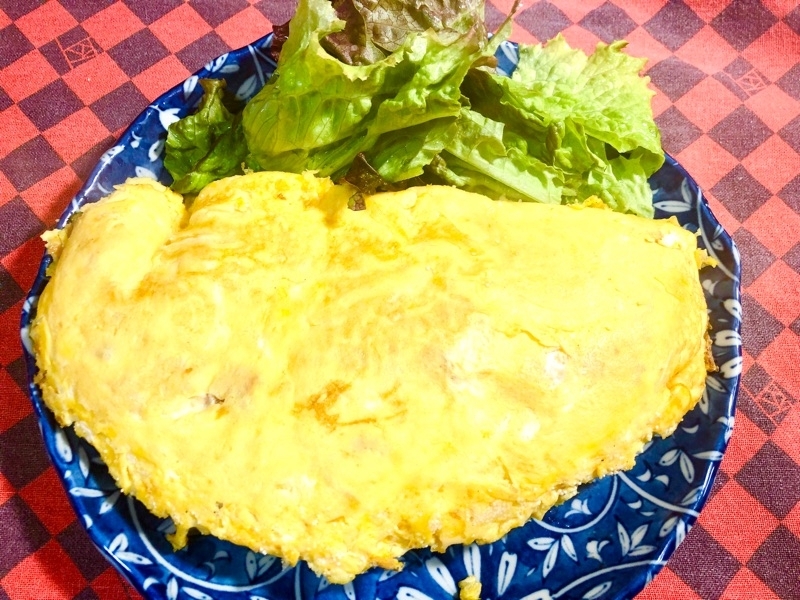 タラコとチーズの卵焼きを撮った写真