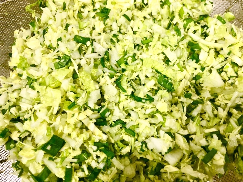 塩をふり水で流して撮った写真