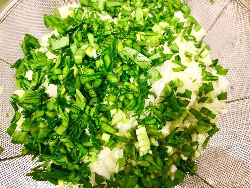 野菜のみじん切り