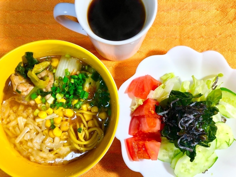 昼食を撮った写真