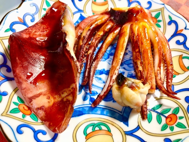 イカゲソの甘辛焼きを撮った写真