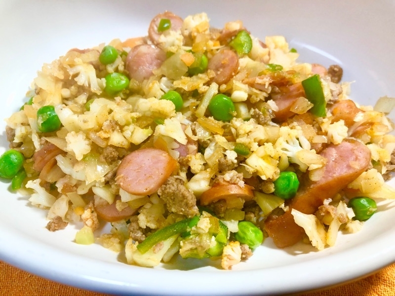 カリフラワーライスのピラフを撮った写真