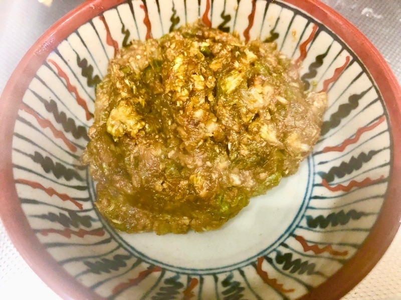 フキ味噌を撮った写真