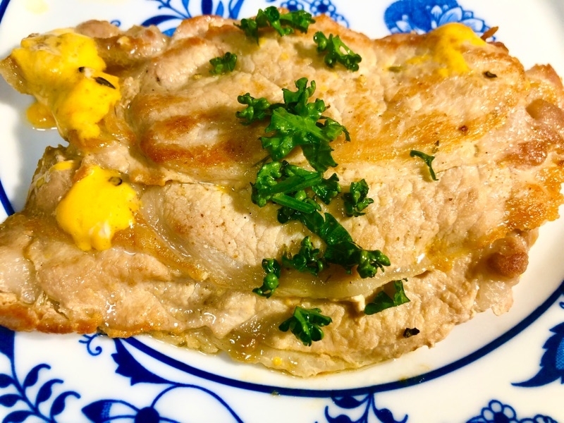 ポークとチーズのミルフィーユを撮った写真